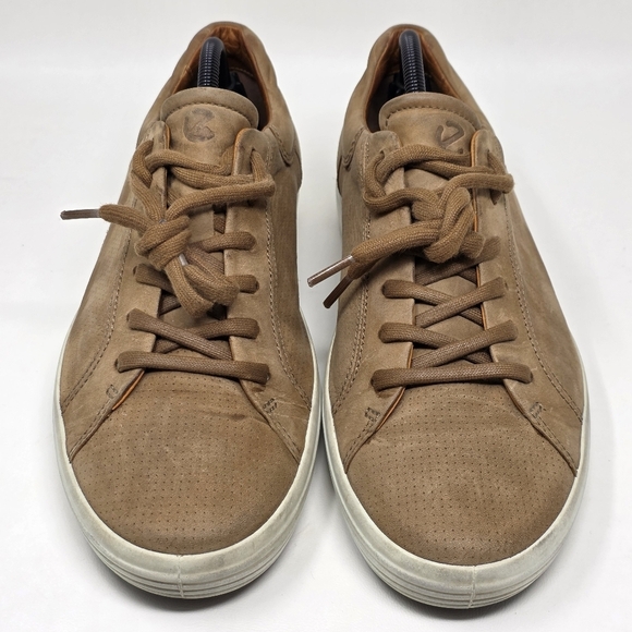 Ecco SOFT 7 Street Sneakers Shoes Brown Comfort Men's Size EU 44 US 10-10.5 - Picture 9 of 10